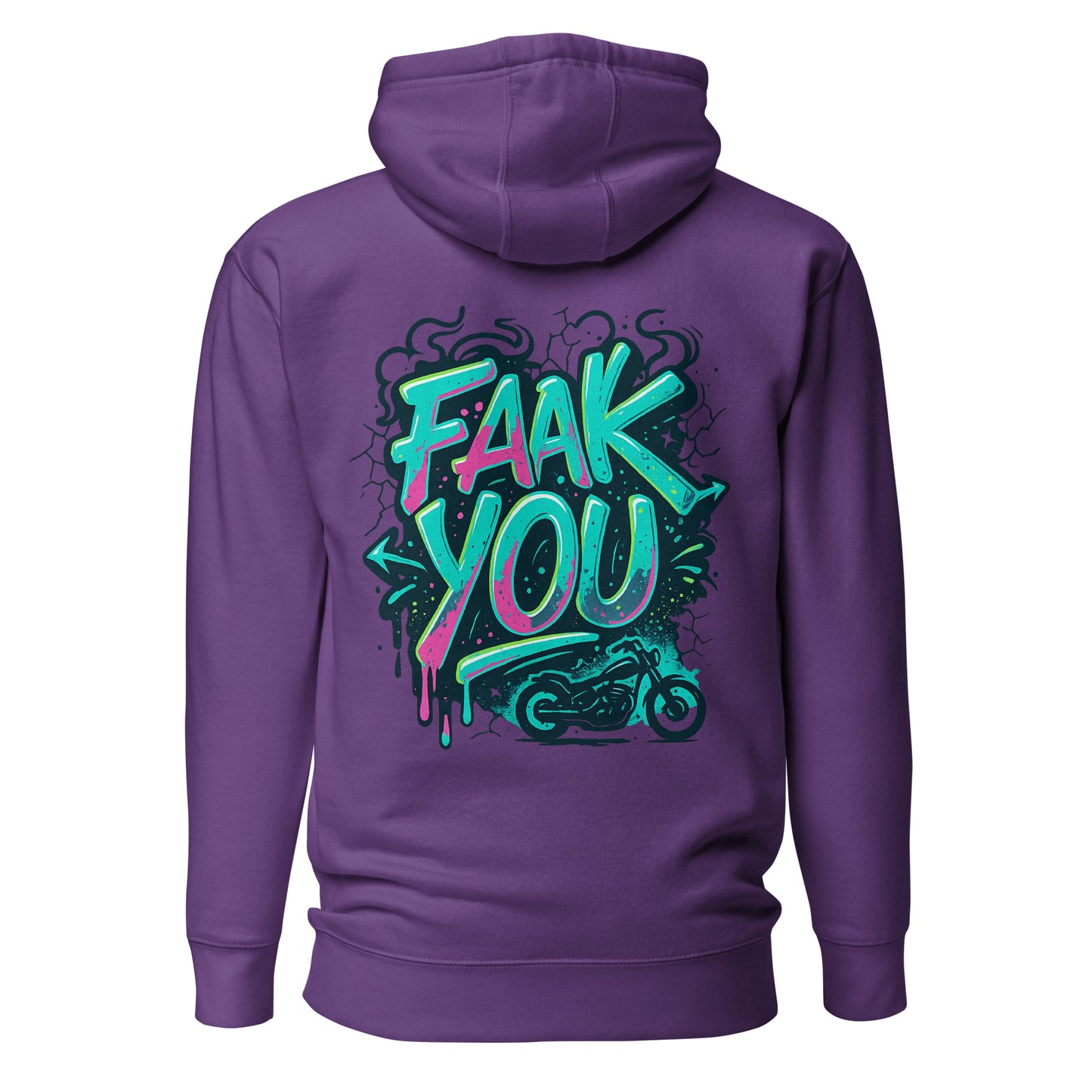 FAAK YOU – Hoodie mit Backprint