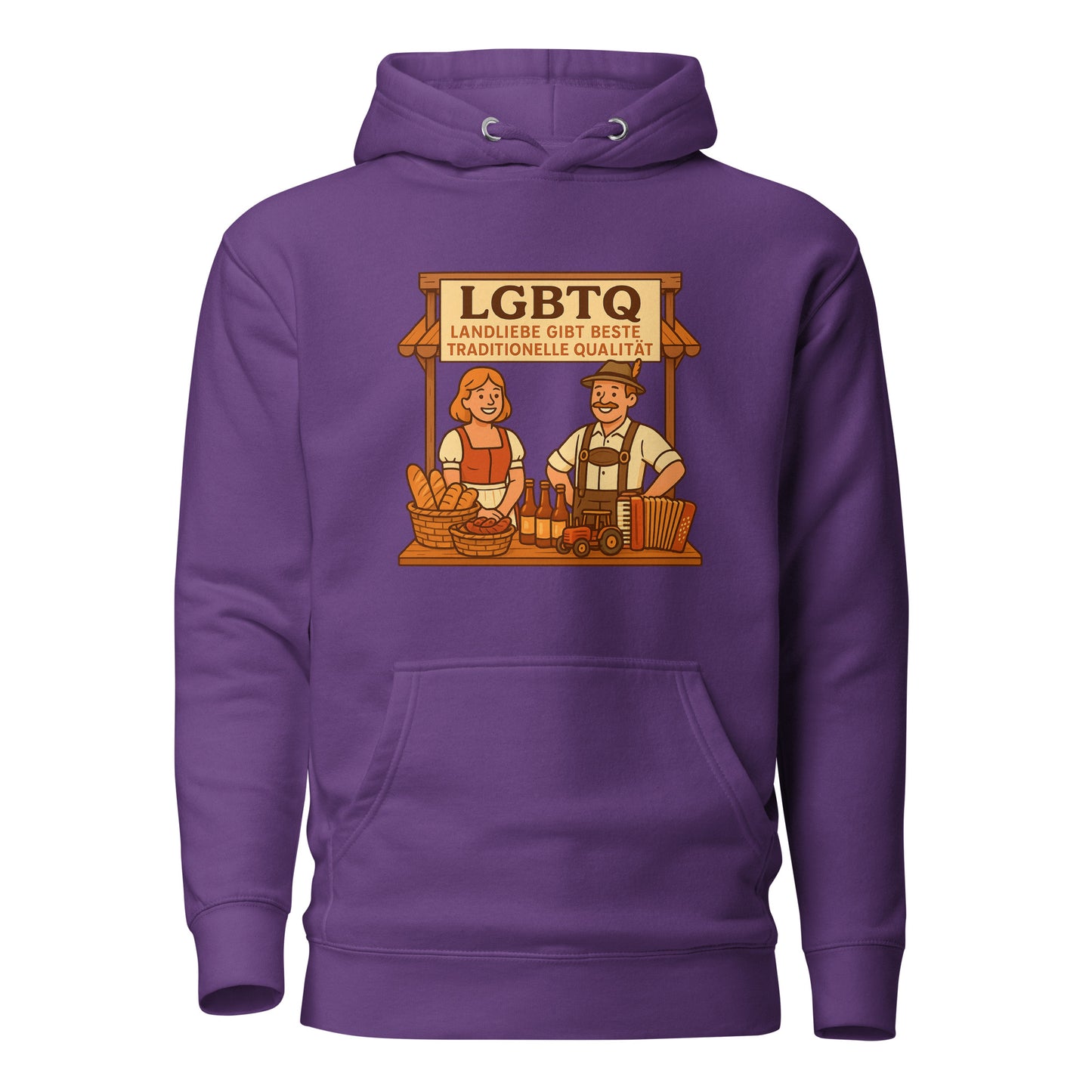 LGBTQ – Landliebe gibt beste traditionelle Qualität – Hoodie