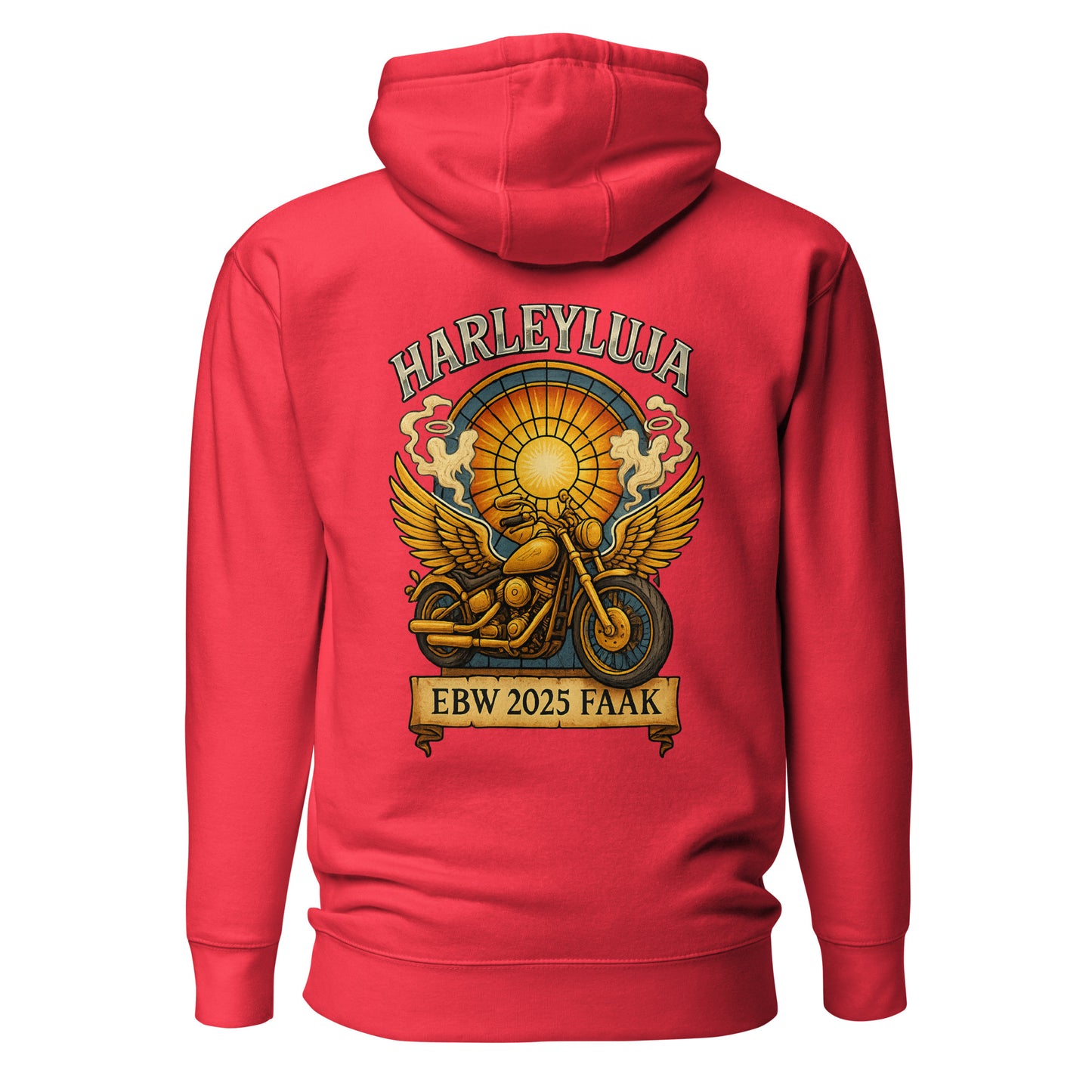 Harleyluja – Faakersee Edition 2025 – Unisex Hoodie (Backprint)