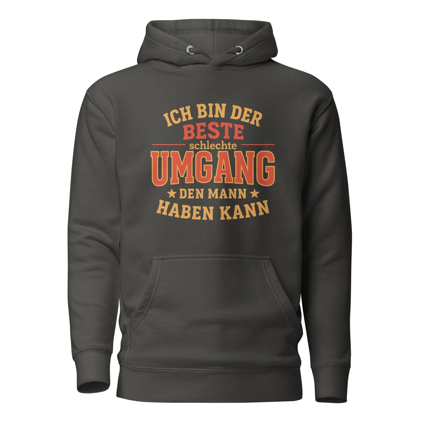 Der beste schlechte Umgang – Für Frauen mit Warnschild - Unisex Hoodie