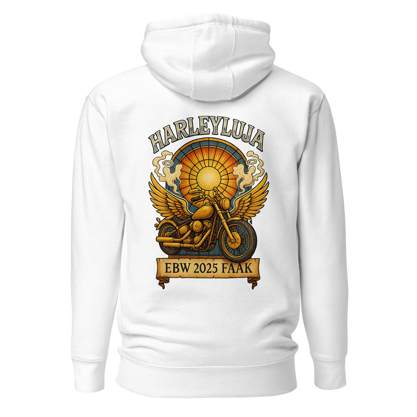 Harleyluja – Faakersee Edition 2025 – Unisex Hoodie (Backprint)