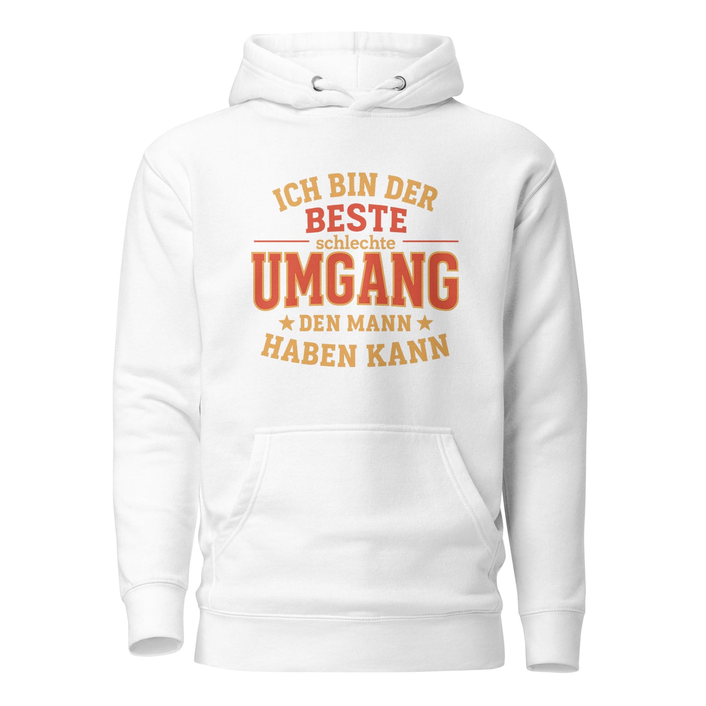 Der beste schlechte Umgang – Für Frauen mit Warnschild - Unisex Hoodie