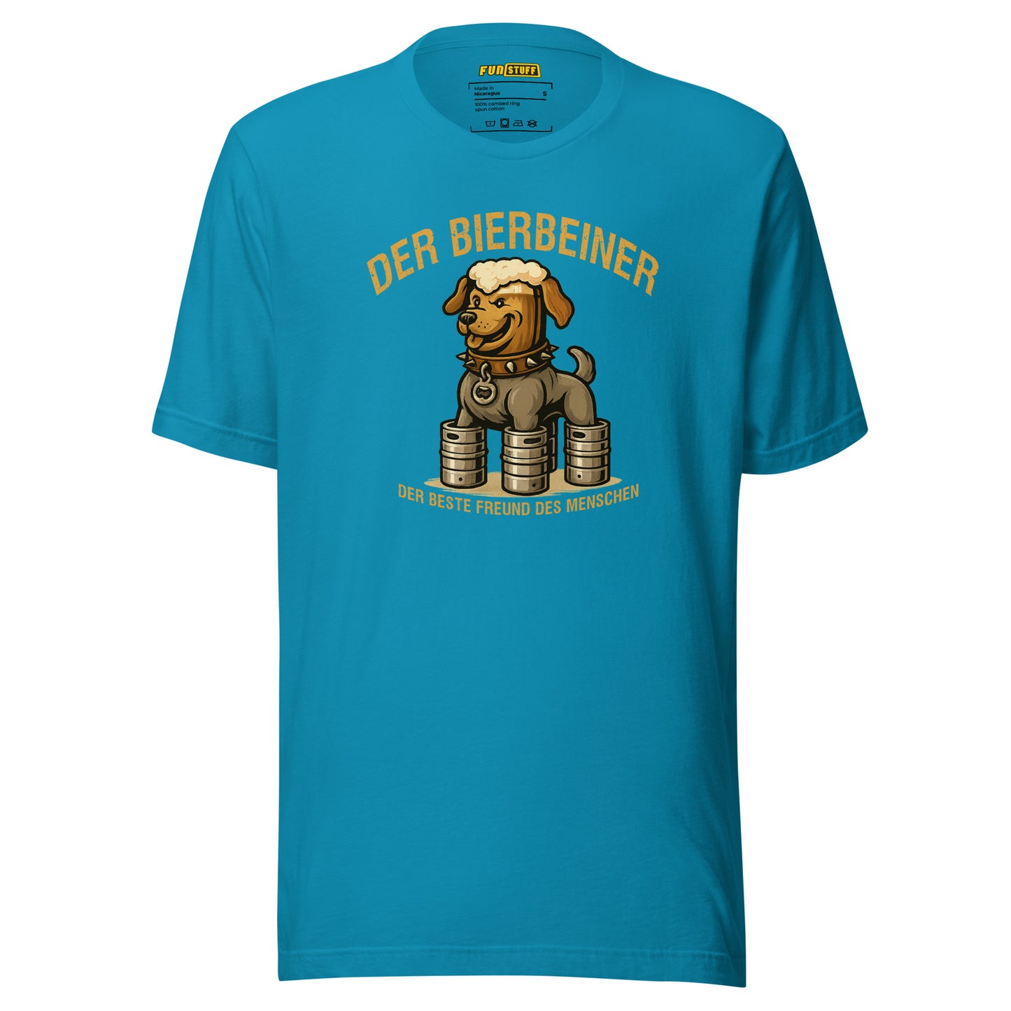 Der Bierbeiner – Der beste Freund des Menschen – Unisex T-Shirt