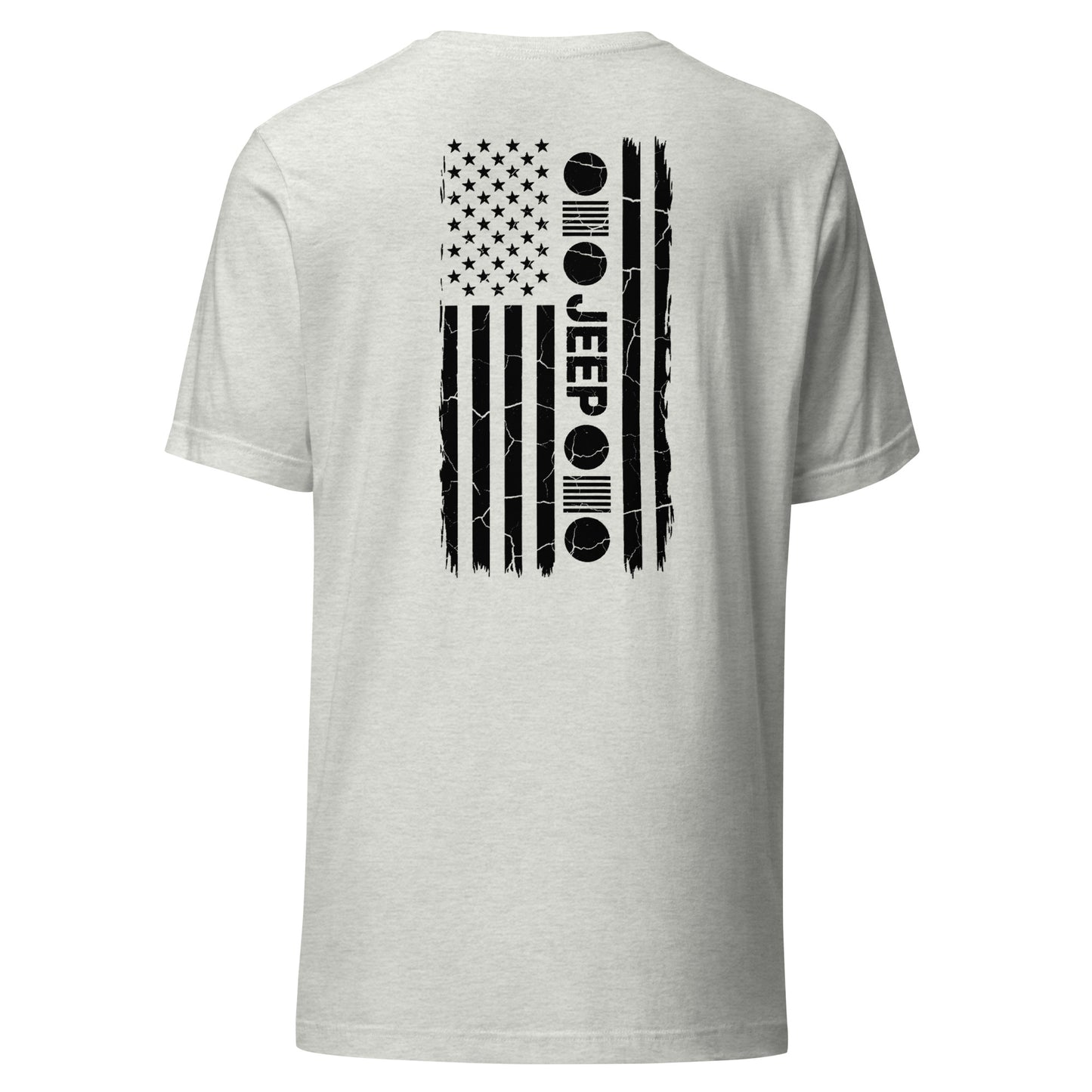 American Flag Jeep Fan - Unisex T-Shirt