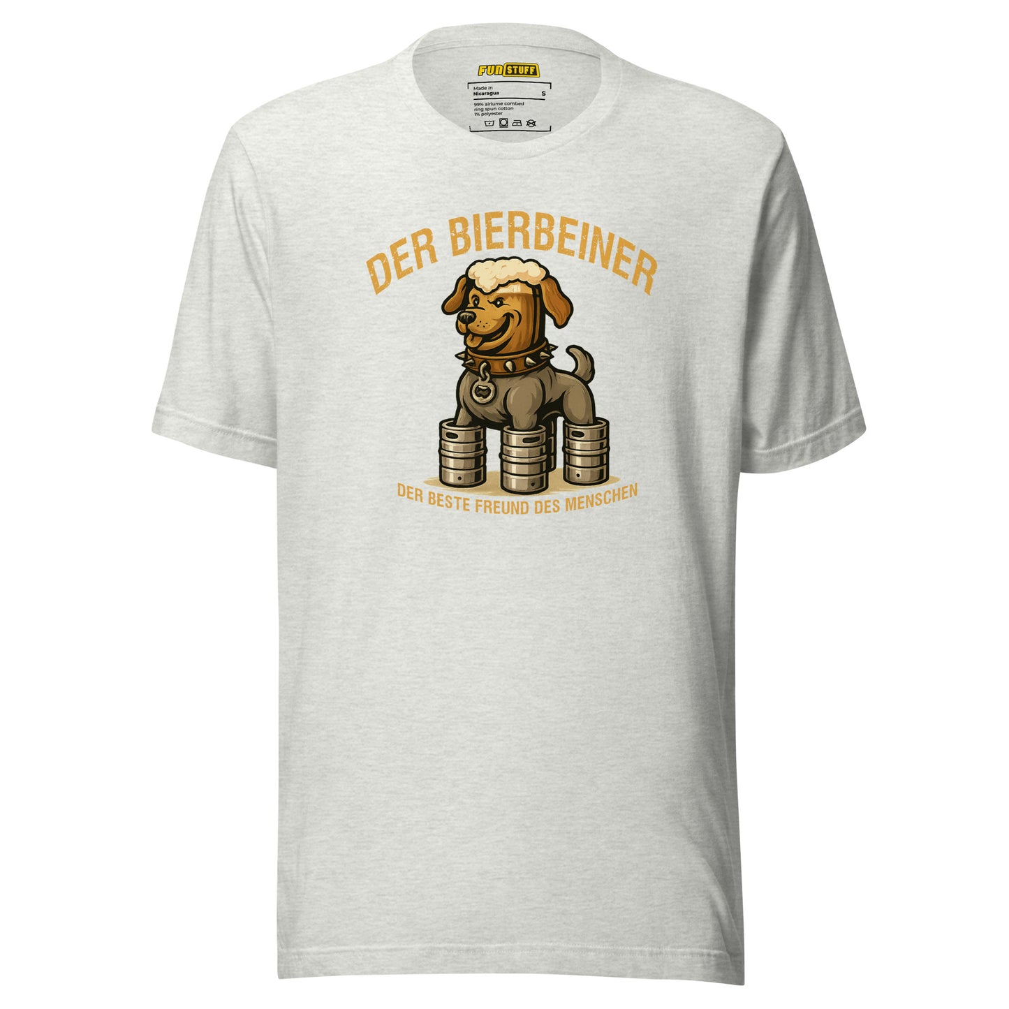 Der Bierbeiner – Der beste Freund des Menschen – Unisex T-Shirt