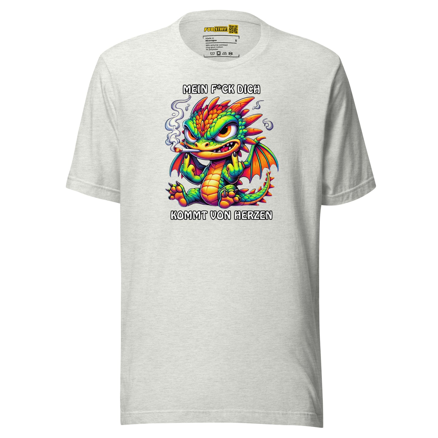 Smoko – Mein F*ck Dich kommt von Herzen - Unisex-T-Shirt