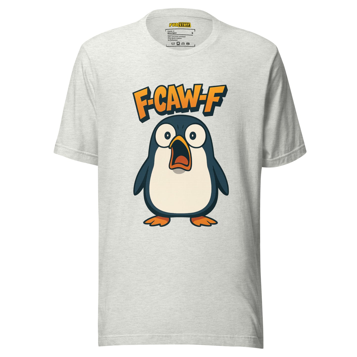 F-CAW-F – Schockierter Pinguin – Unisex T-Shirt