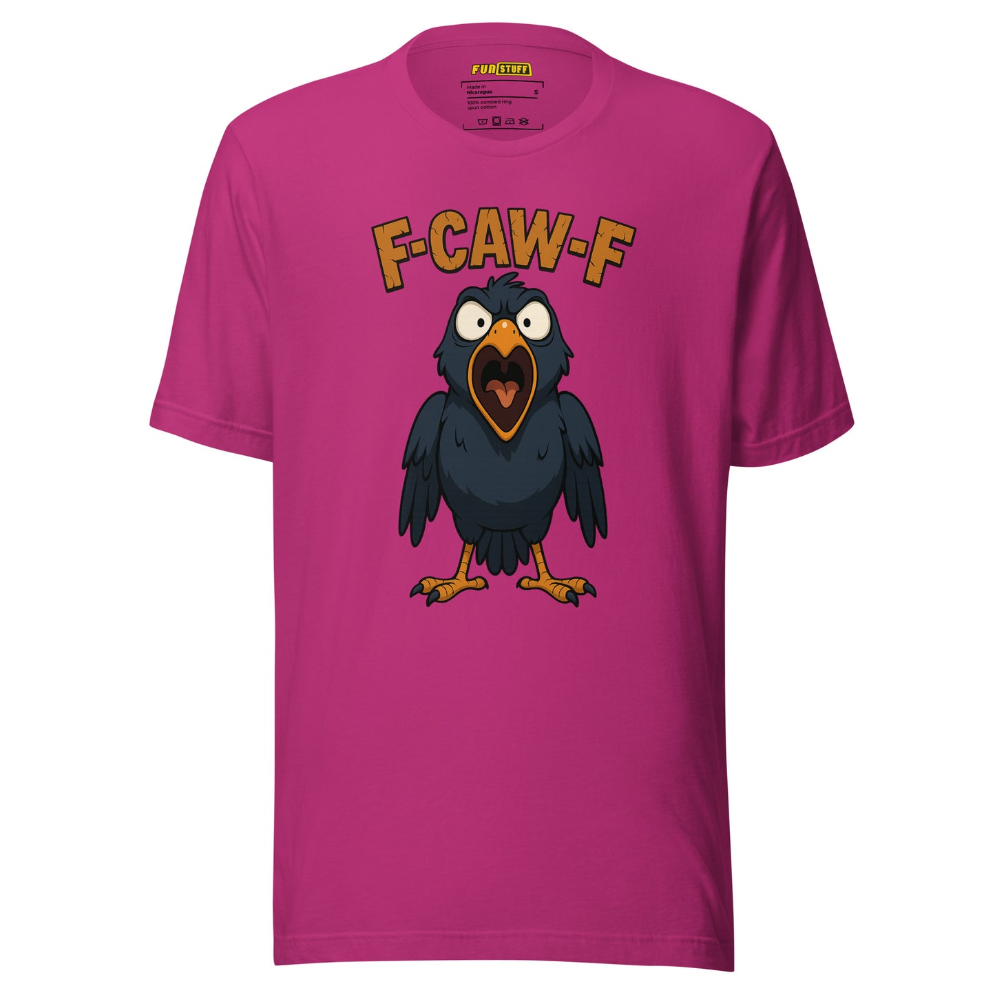 F-CAW-F – Wütende Krähe – Unisex T-Shirt