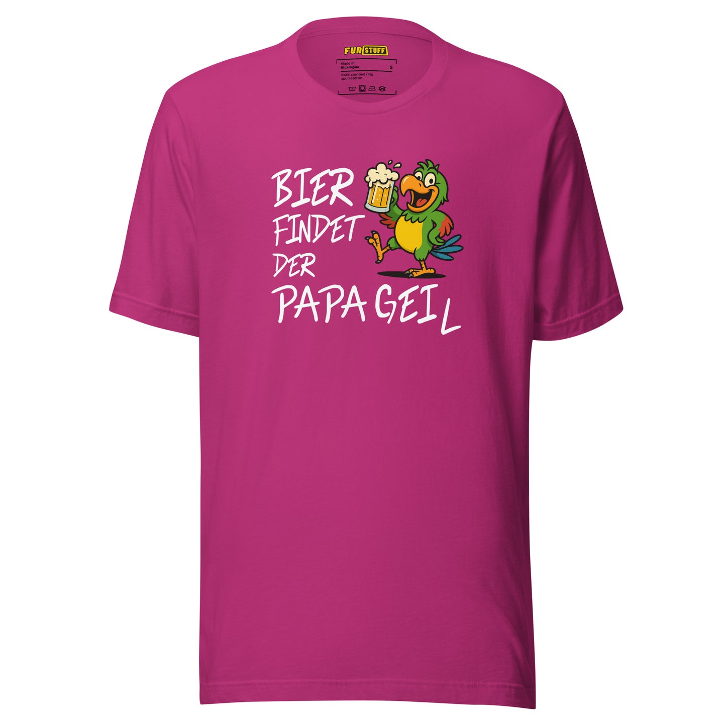 Bier findet der Papa Gei(l) – Unisex T-Shirt