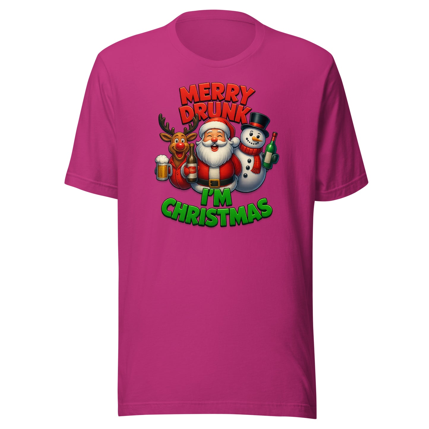 Merry Drunk I’m Christmas – Unisex T-Shirt