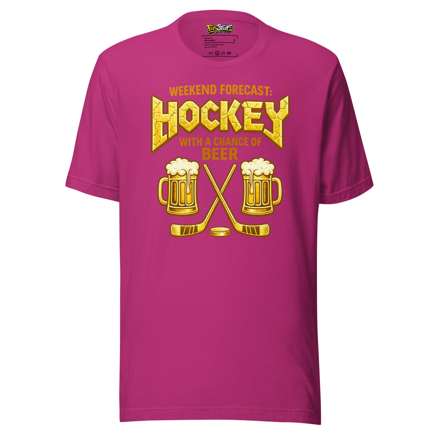 Weekend Forecast: Hockey with a Chance of Beer – Unisex T-Shirt