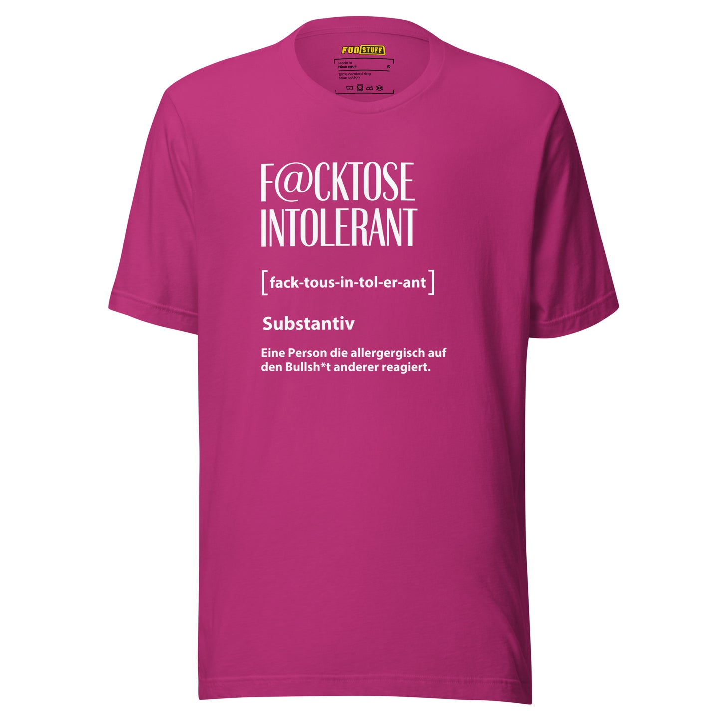 F@cktoße Intolerant - Unisex-T-Shirt