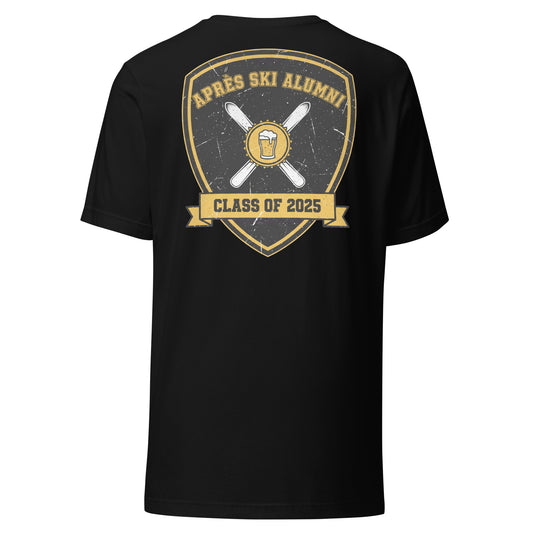 Après Ski Alumni – Class of 2025 – Unisex T-Shirt Backprint