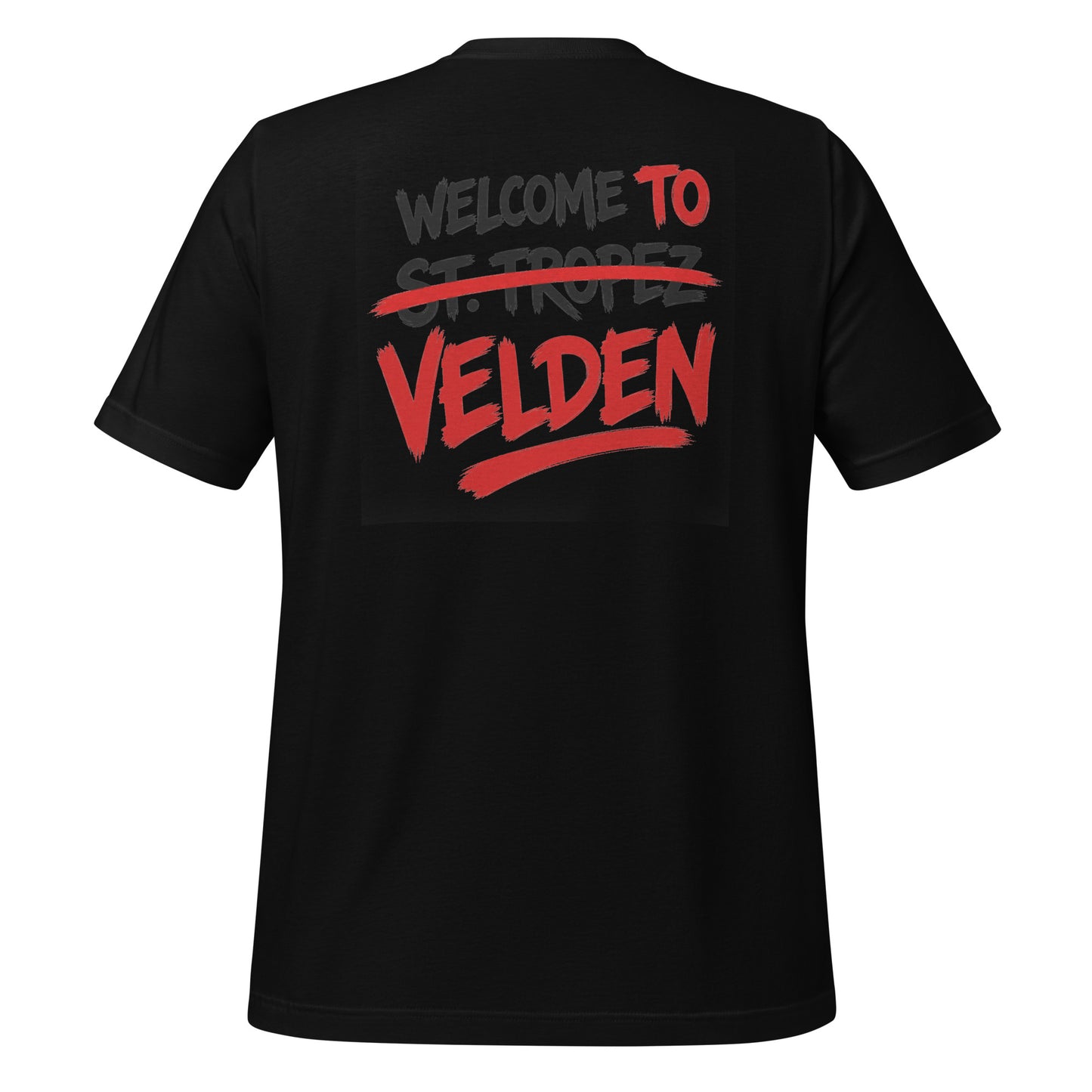 Welcome to Velden – White Night Edition – Unisex T-Shirt Backprint