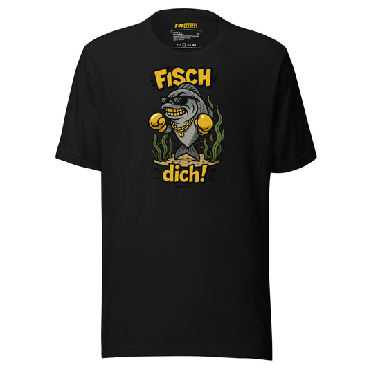 Fish yourself! – Cheeky fun shirt with a fighting fish