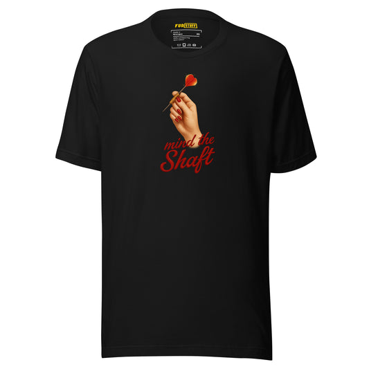 Mind the Shaft – Dart shirt with a cheeky twist
