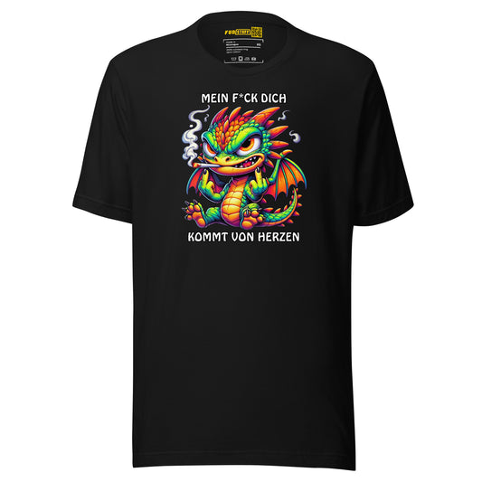 Smoko – Mein F*ck Dich kommt von Herzen - Unisex-T-Shirt
