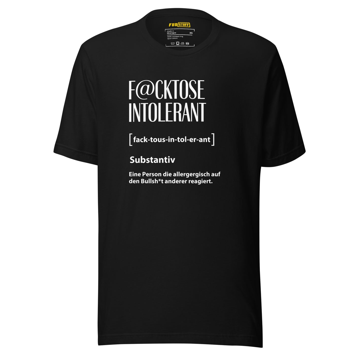 F@cktoße Intolerant - Unisex-T-Shirt