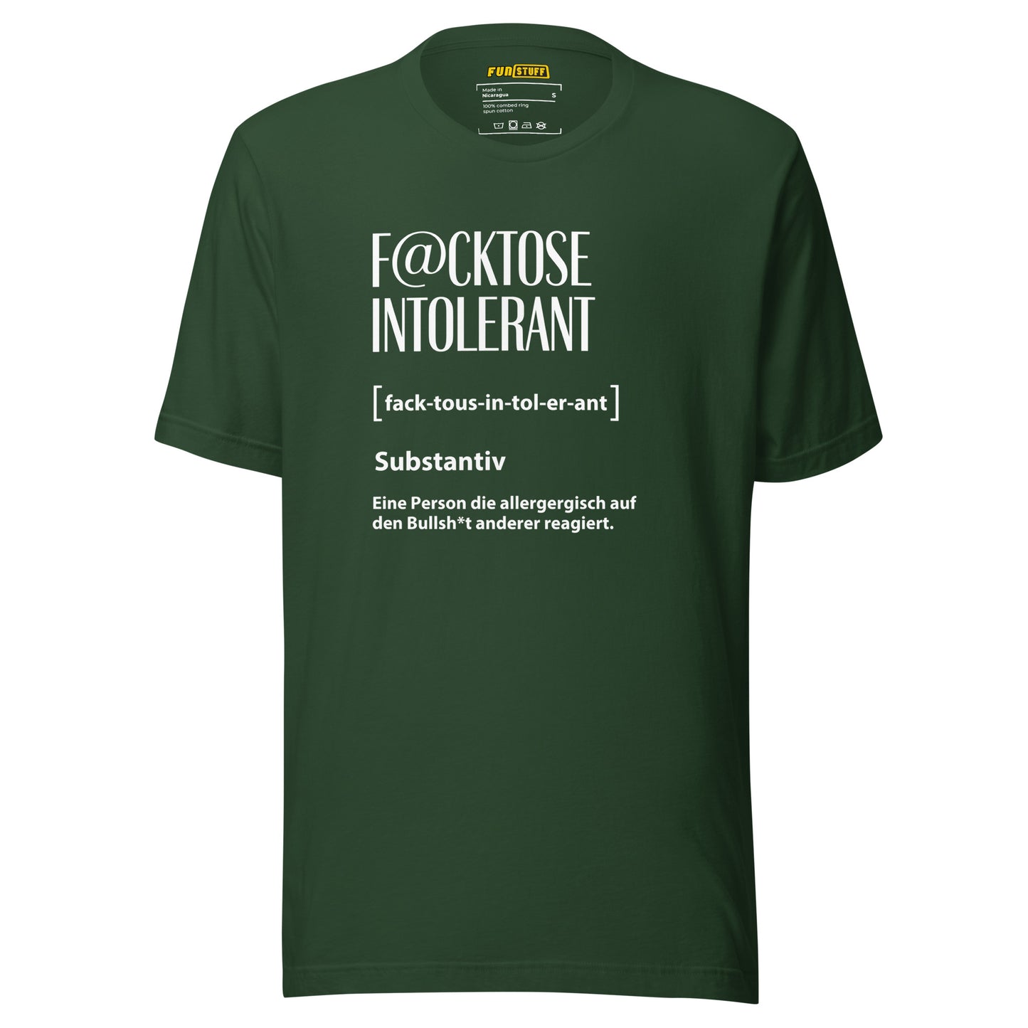 F@cktoße Intolerant - Unisex-T-Shirt
