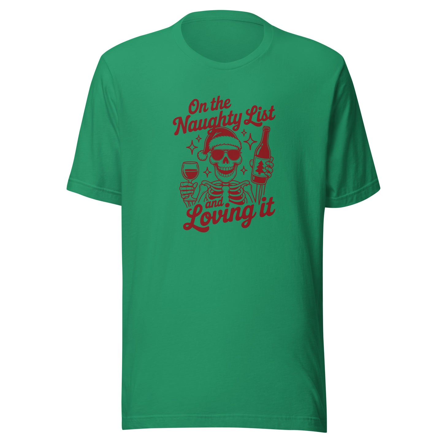 On the Naughty List and Loving It – Unisex T-Shirt