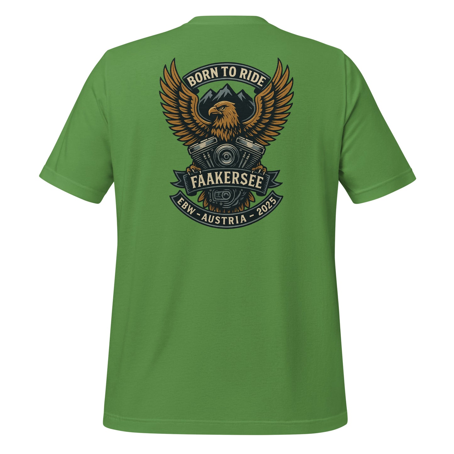 Born to Ride- EBW Faakersee Edition 2025 - Unisex T-Shirt - Backprint