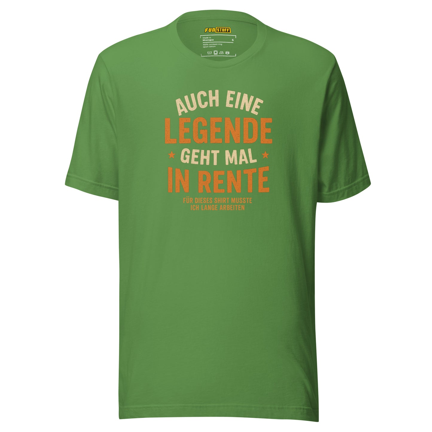 Auch eine Legende geht mal in Rente – Unisex T-Shirt