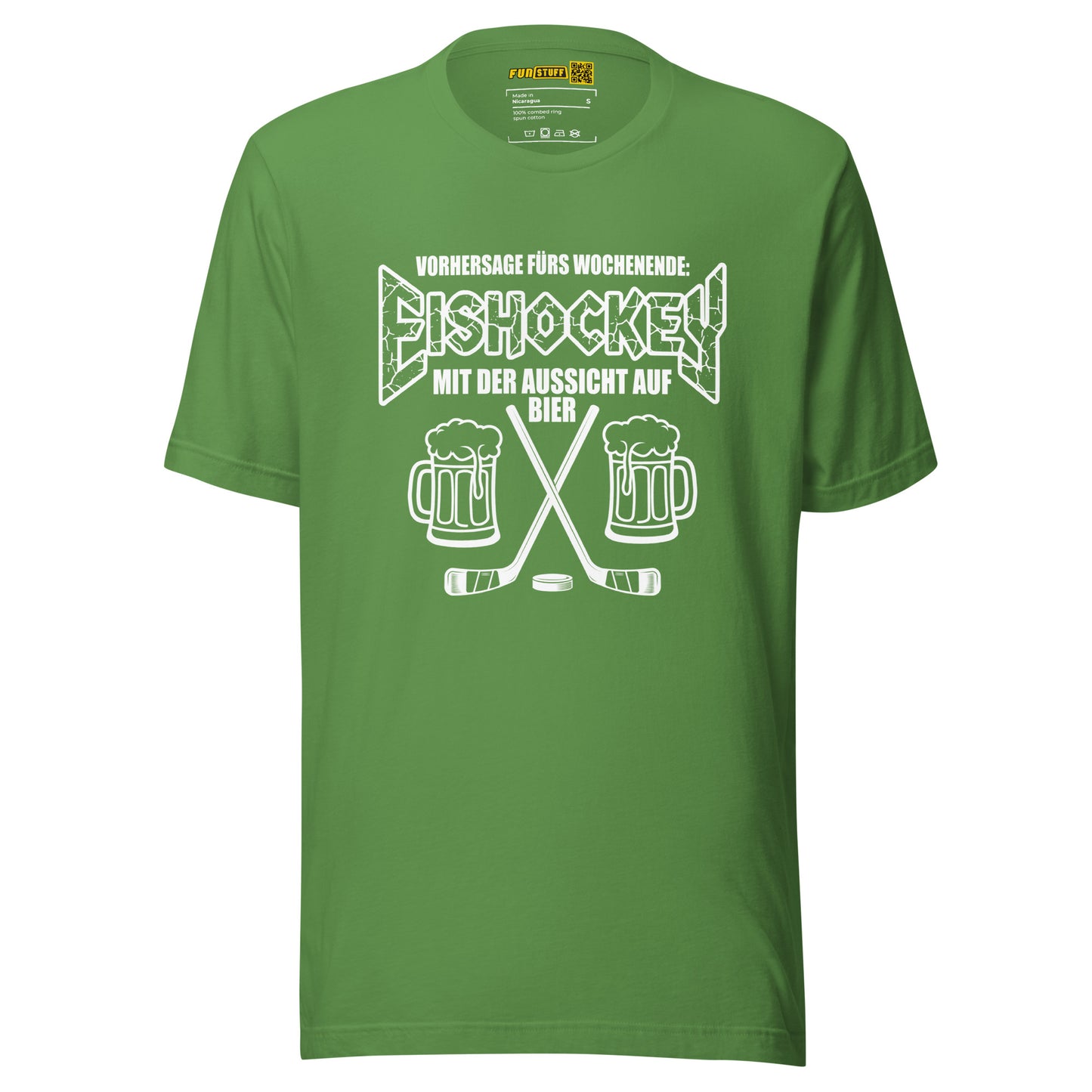 Vorhersage fürs Wochenende: Eishockey & Bier - Unisex T-Shirt