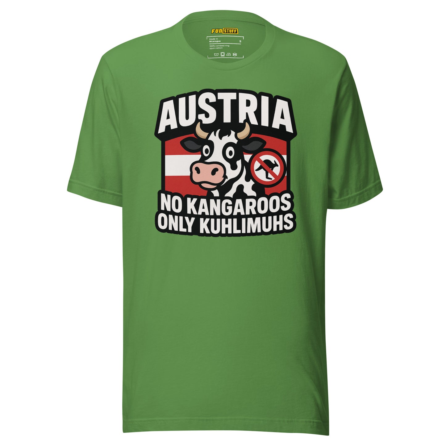 Austria – No Kangaroos, only Kuhlimuhs – Unisex T-Shirt