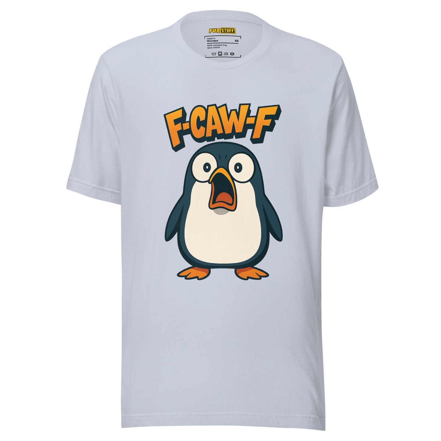 F-CAW-F – Schockierter Pinguin – Unisex T-Shirt