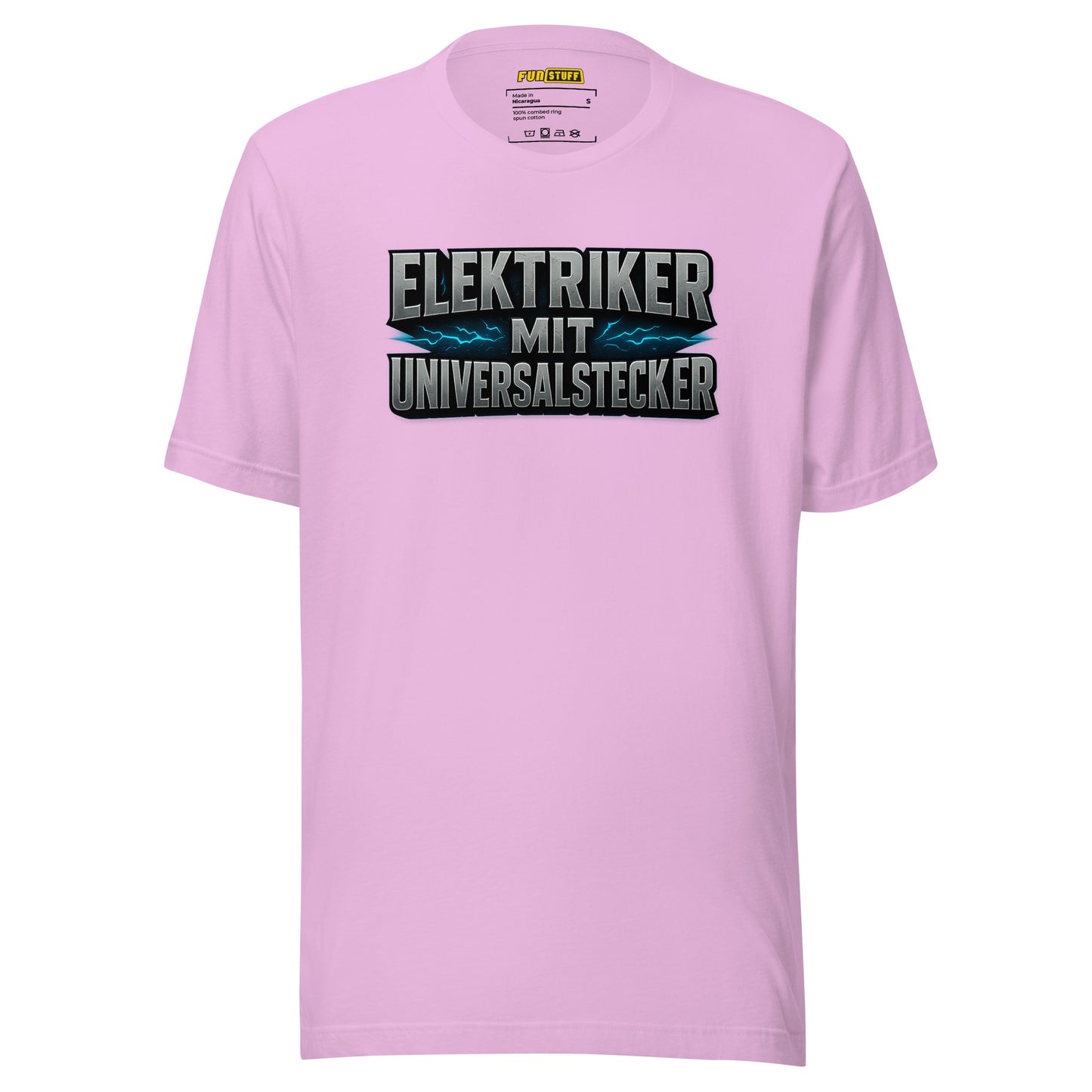 Elektriker mit Universalstecker – T-Shirt
