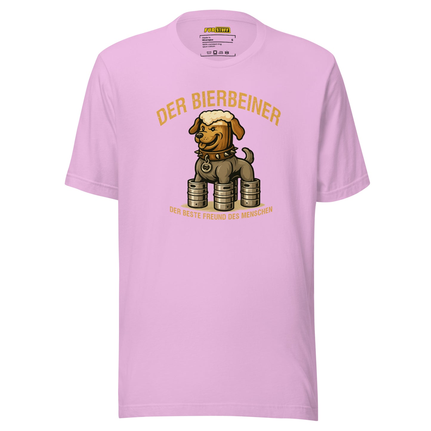 Der Bierbeiner – Der beste Freund des Menschen – Unisex T-Shirt