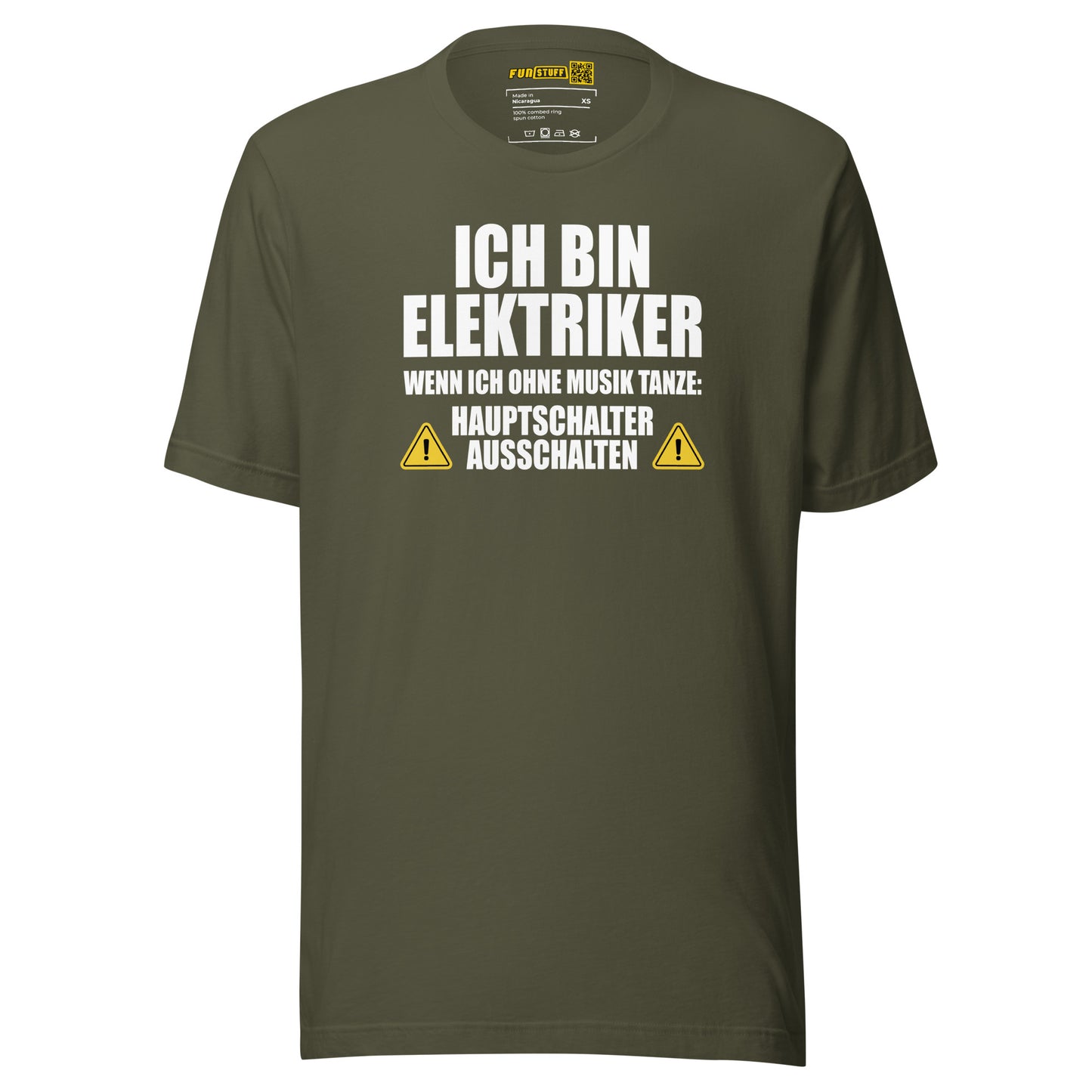 Ich bin Elektriker – Hauptschalter ausschalten – Unisex T-Shirt