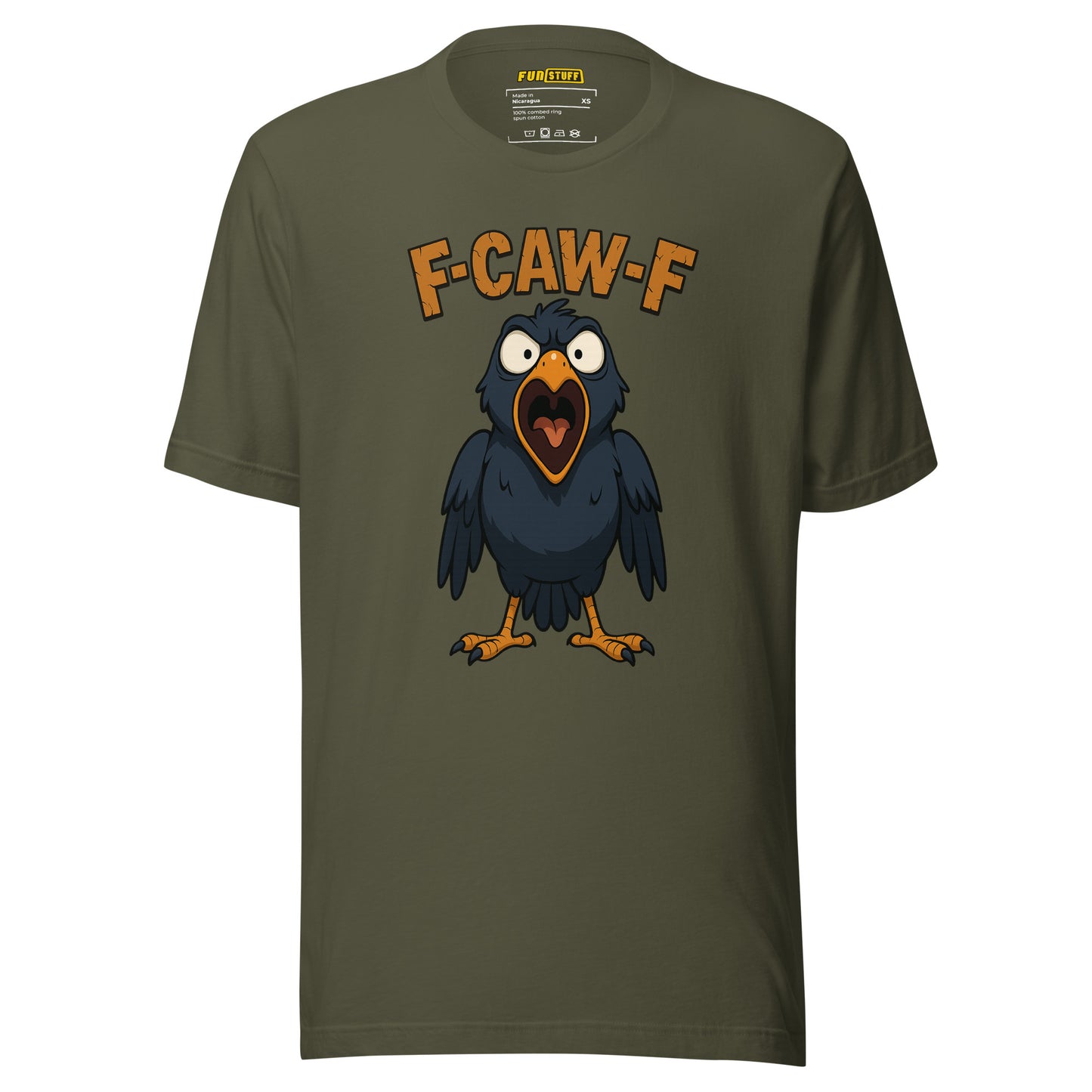 F-CAW-F – Wütende Krähe – Unisex T-Shirt