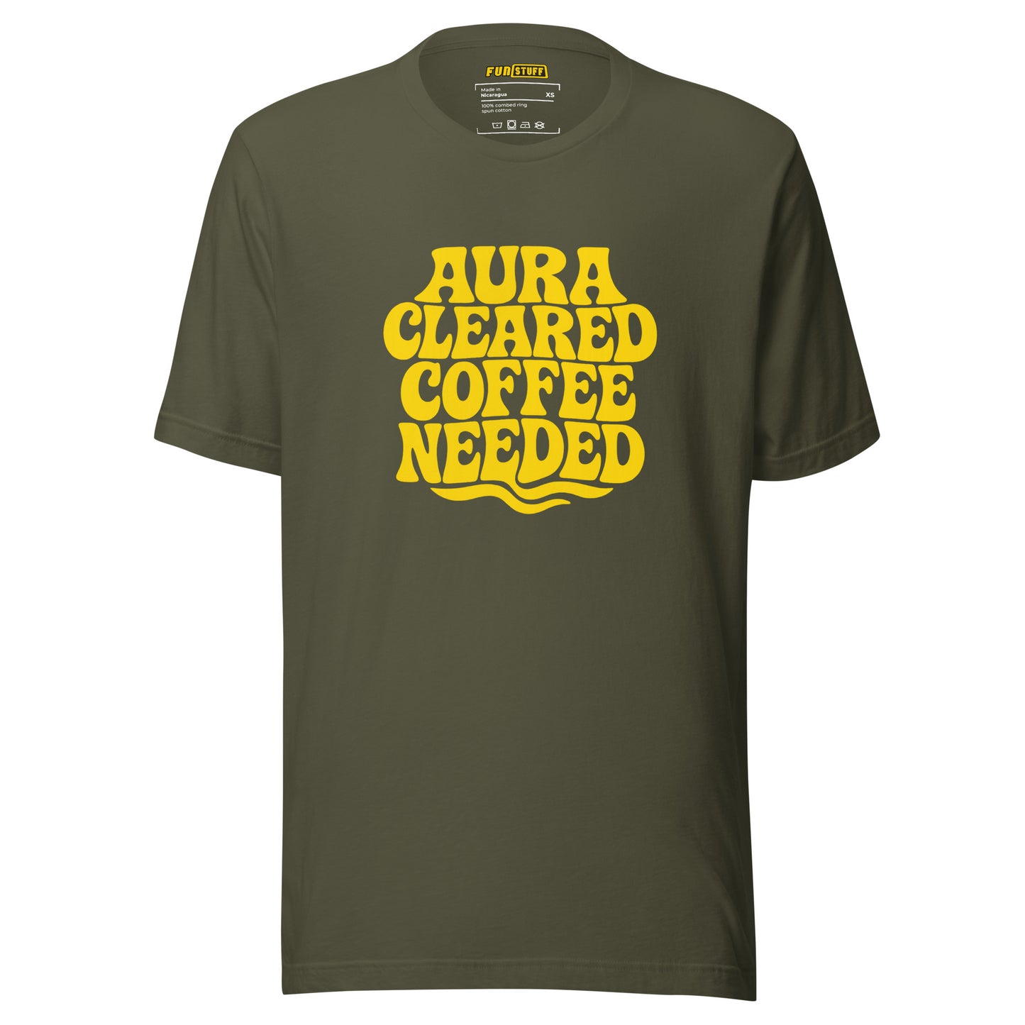 Aura Cleared Coffee Needed – Unisex T-Shirt
