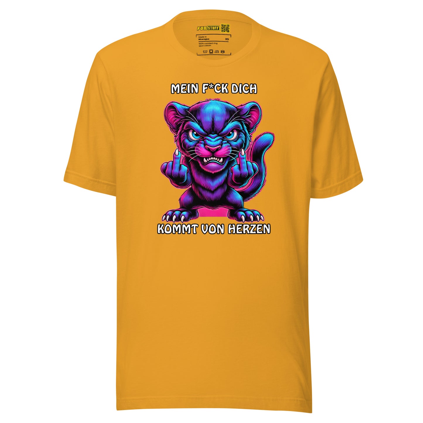 Furia – Mein F*ck Dich kommt von Herzen - Unisex-T-Shirt
