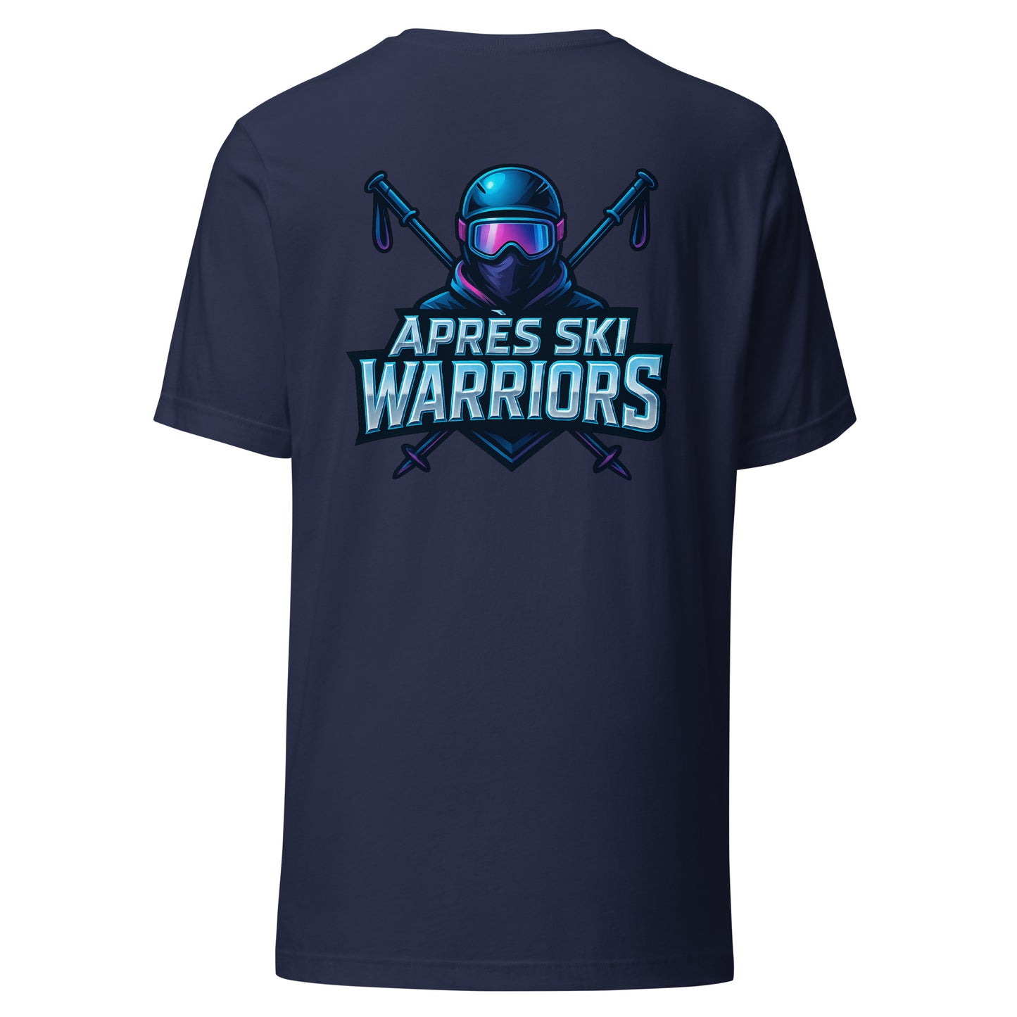 Après Ski Warriors – Backprint T-Shirt für Feier-Gruppen