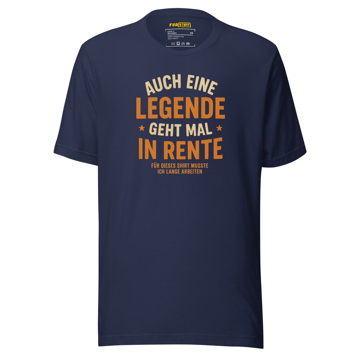 Auch eine Legende geht mal in Rente – Unisex T-Shirt