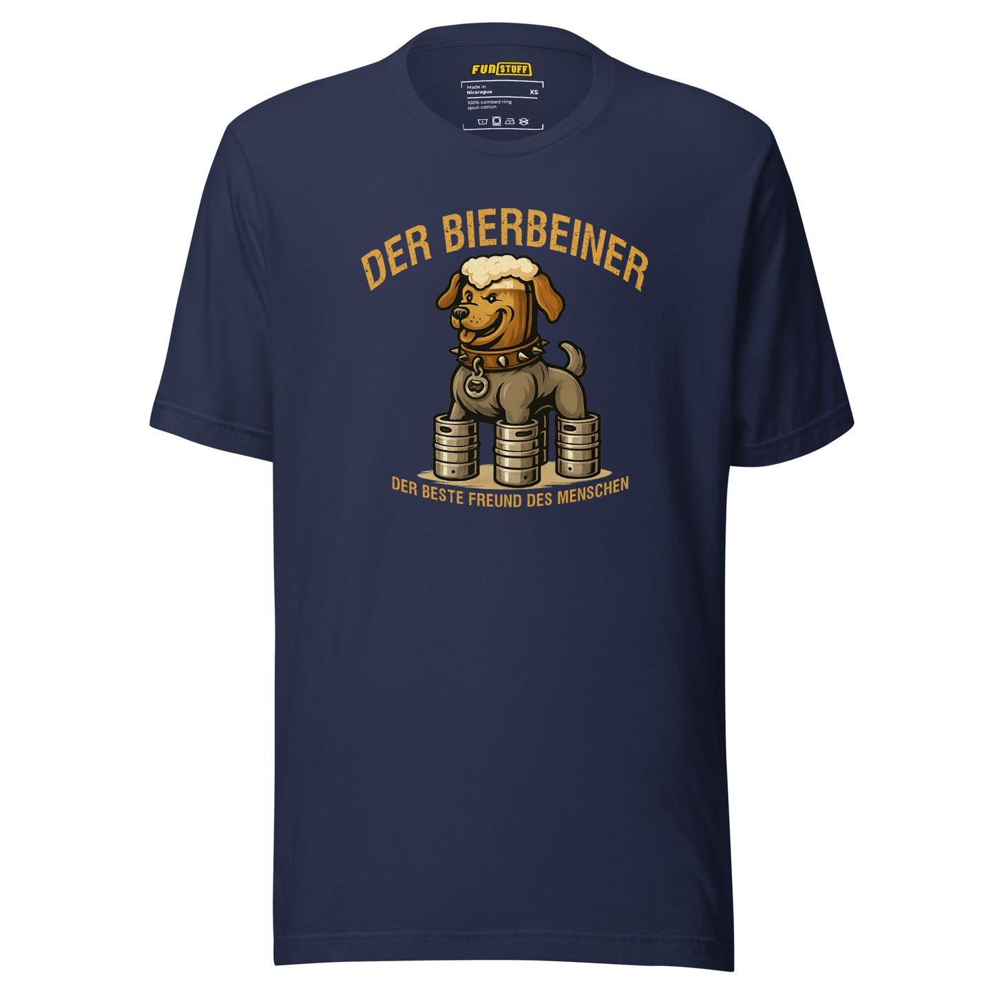 Der Bierbeiner – Der beste Freund des Menschen – Unisex T-Shirt