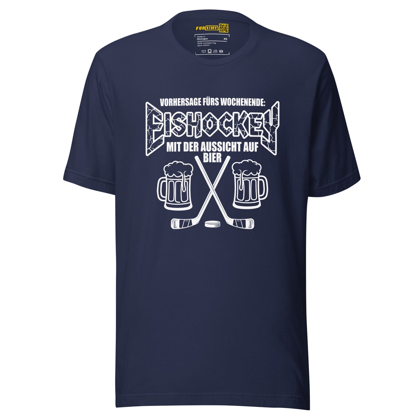 Vorhersage fürs Wochenende: Eishockey & Bier - Unisex T-Shirt
