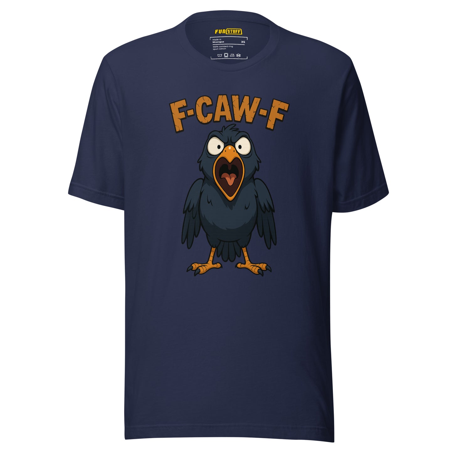 F-CAW-F – Wütende Krähe – Unisex T-Shirt