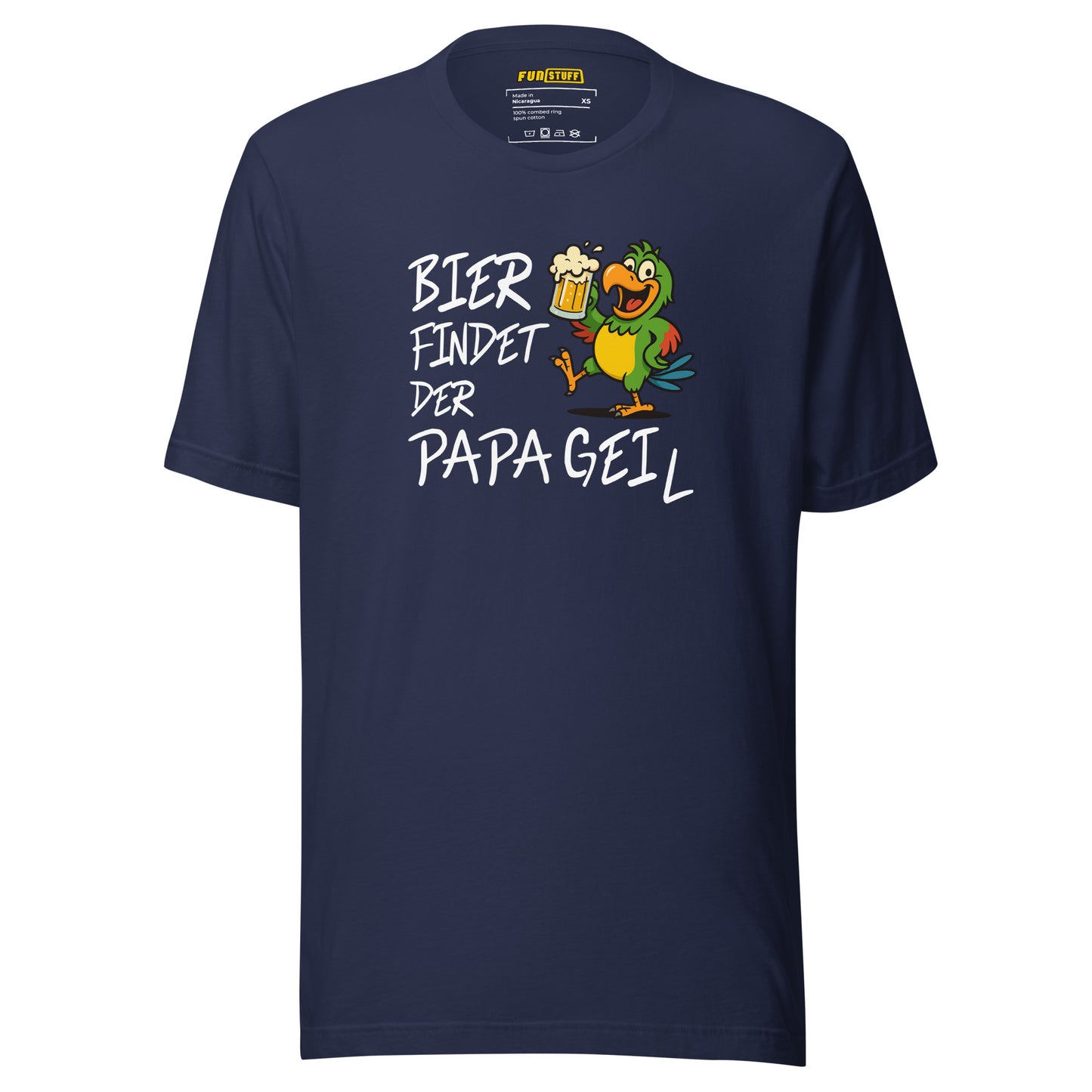 Bier findet der Papa Gei(l) – Unisex T-Shirt