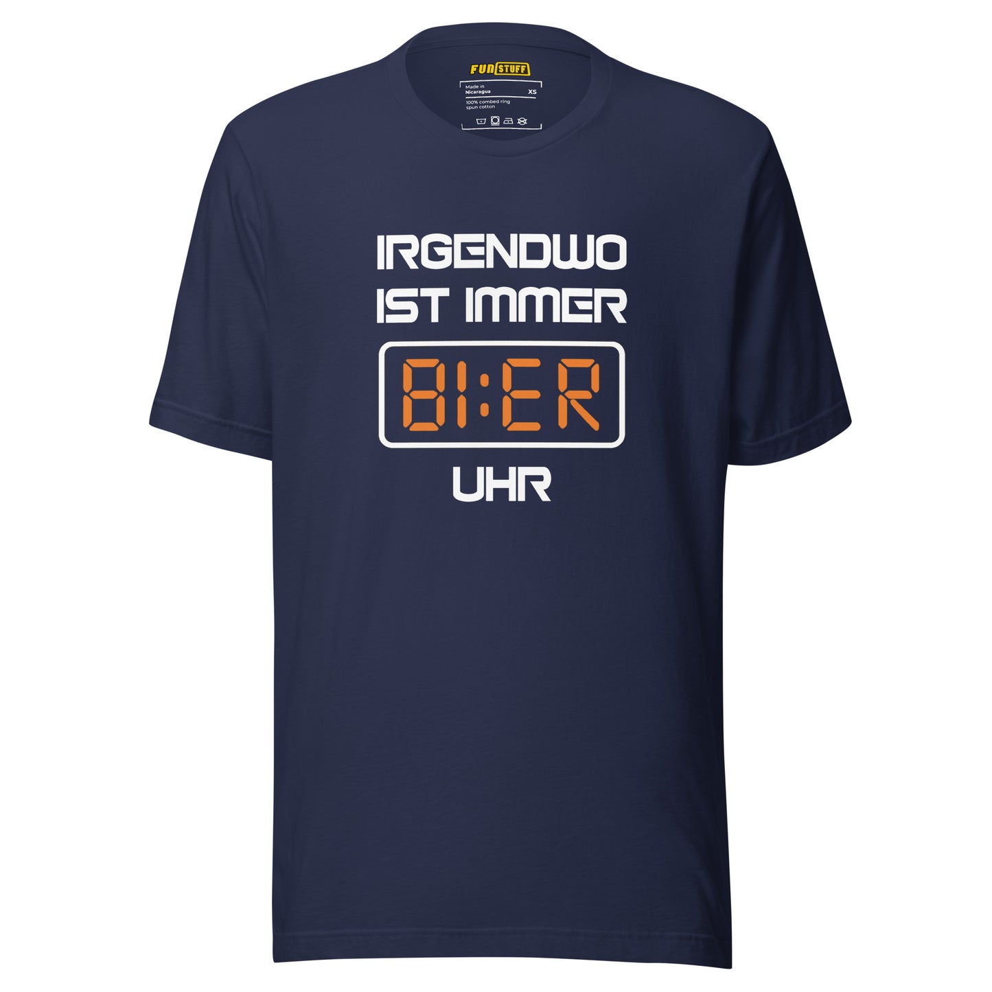 Irgendwo ist immer Bier Uhr – Unisex T-Shirt