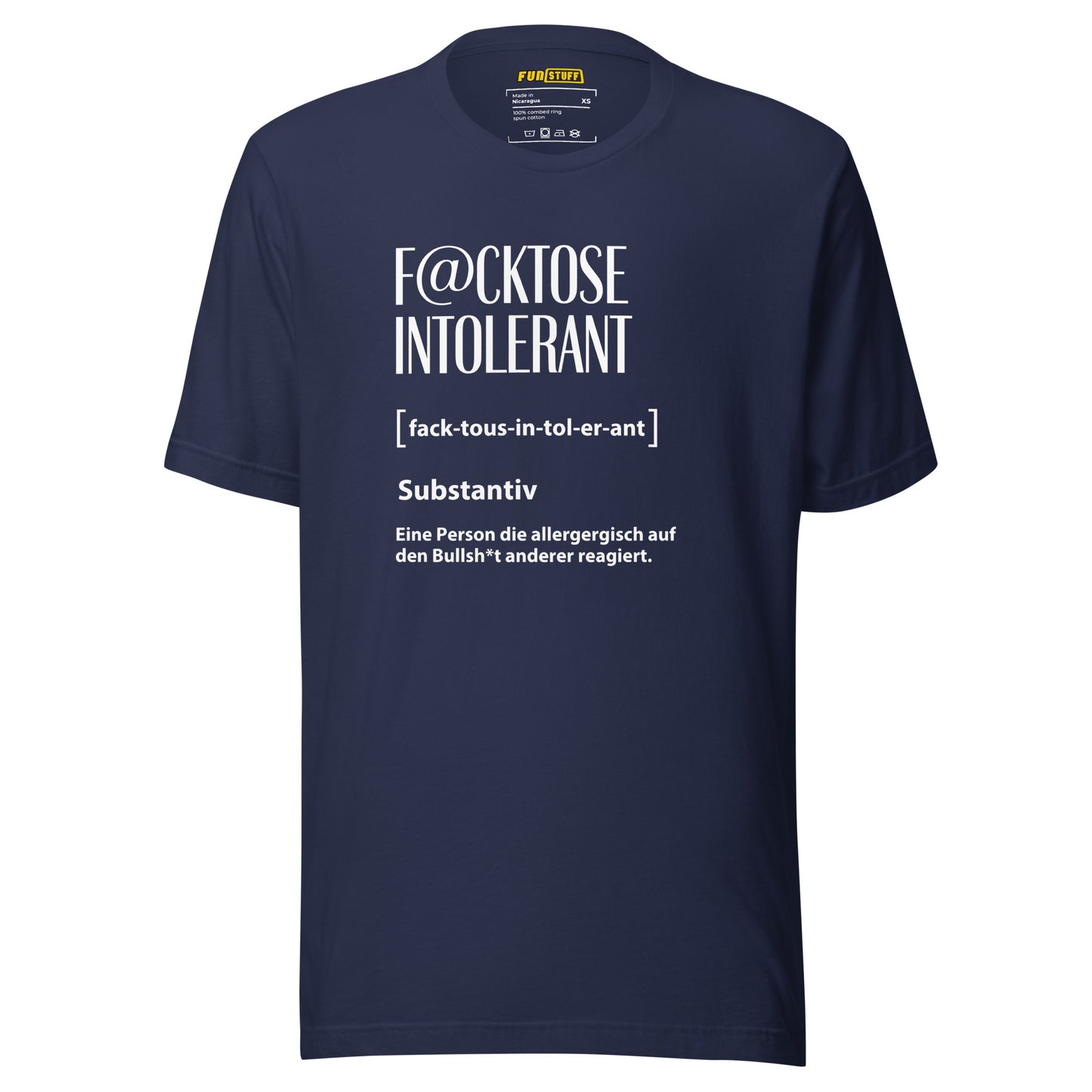 F@cktoße Intolerant - Unisex-T-Shirt