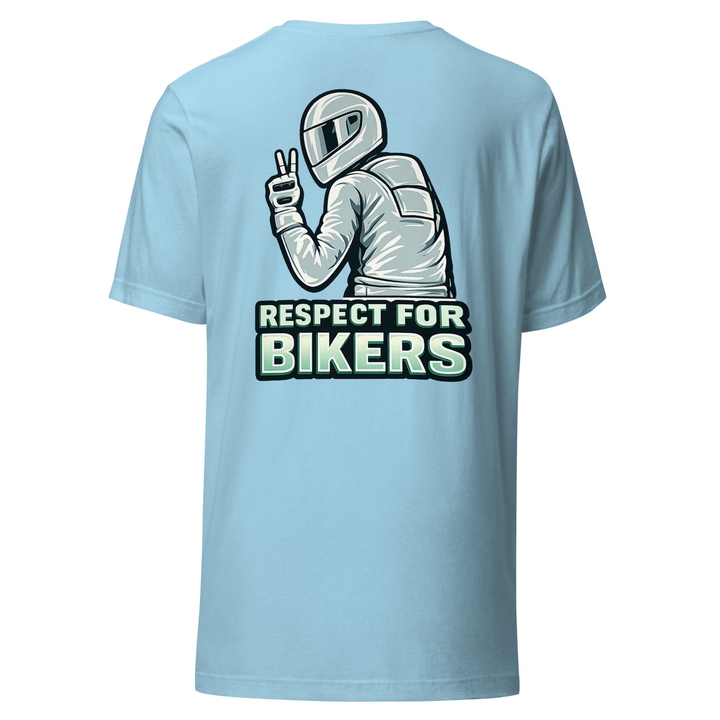 Respect for Bikers – Unisex T-Shirt (Backprint)