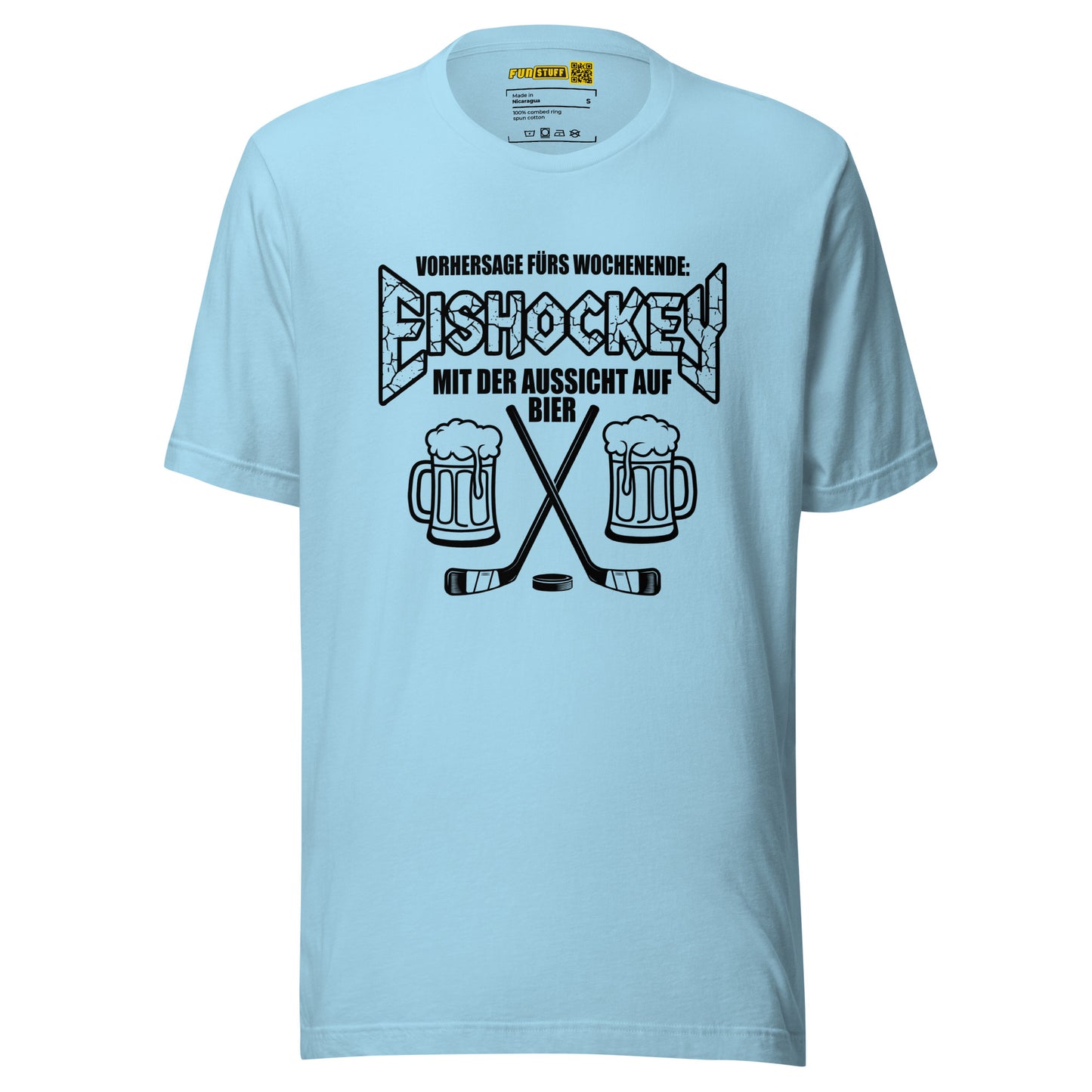 Vorhersage fürs Wochenende: Eishockey & Bier - Unisex T-Shirt