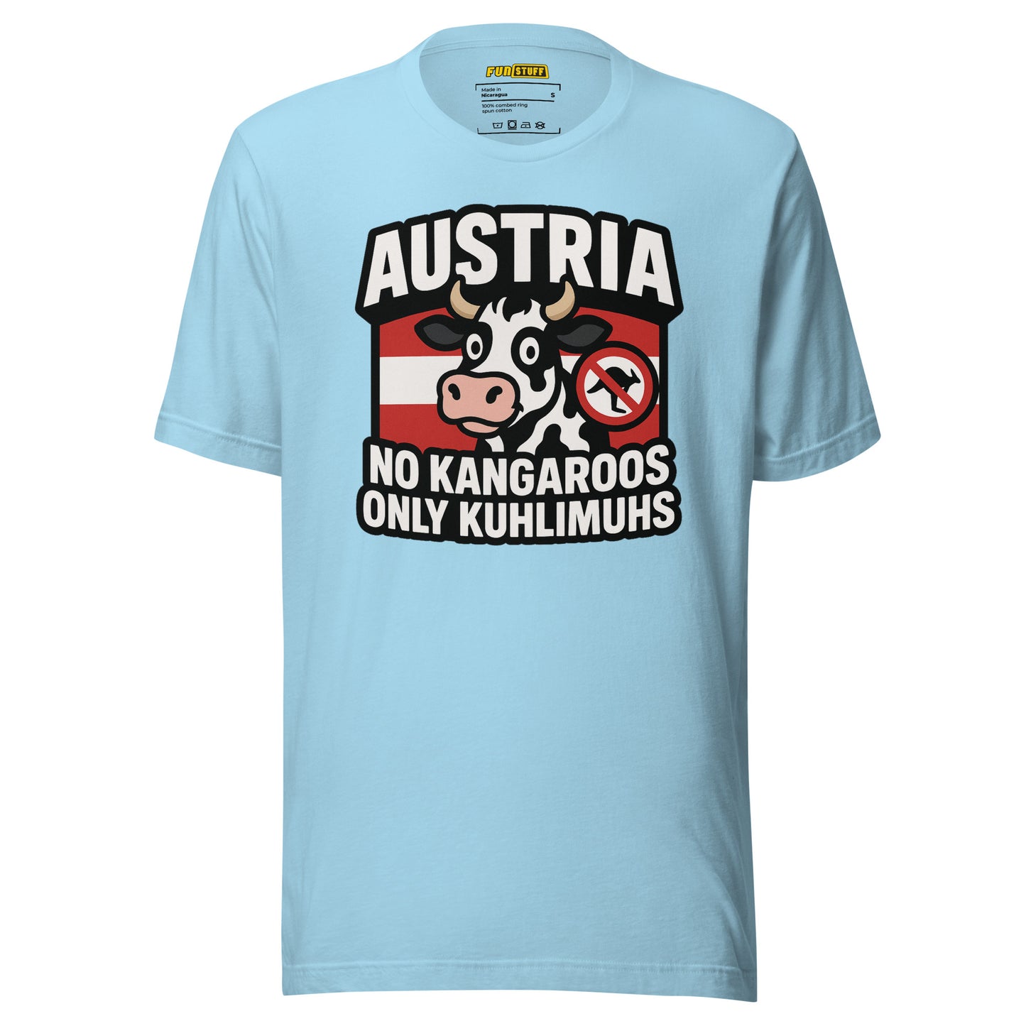 Austria – No Kangaroos, only Kuhlimuhs – Unisex T-Shirt