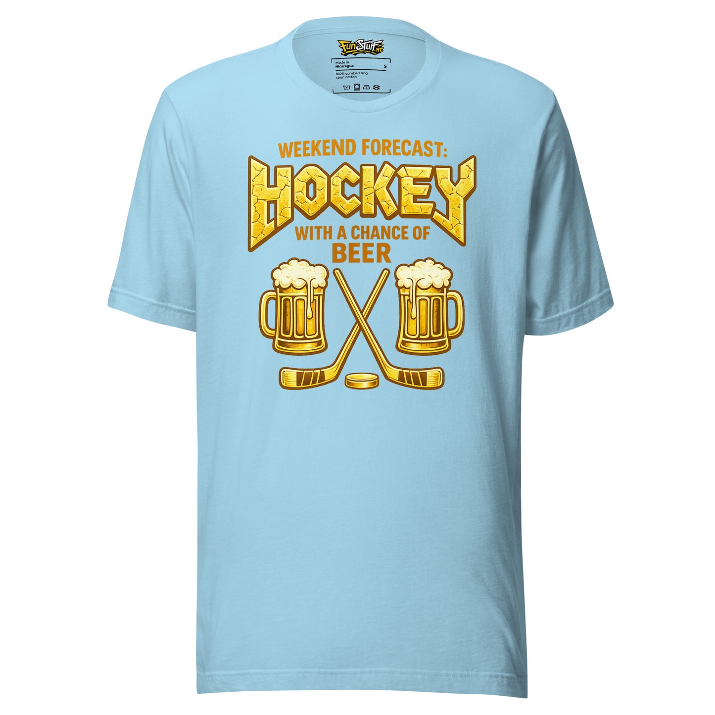 Weekend Forecast: Hockey with a Chance of Beer – Unisex T-Shirt