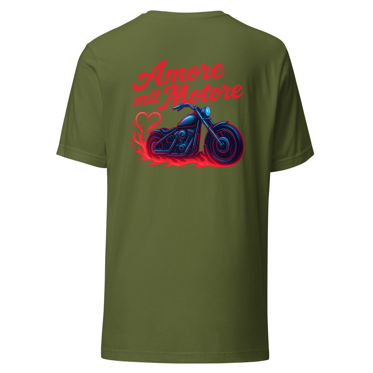 Amore mit Motore – Backprint T-Shirt