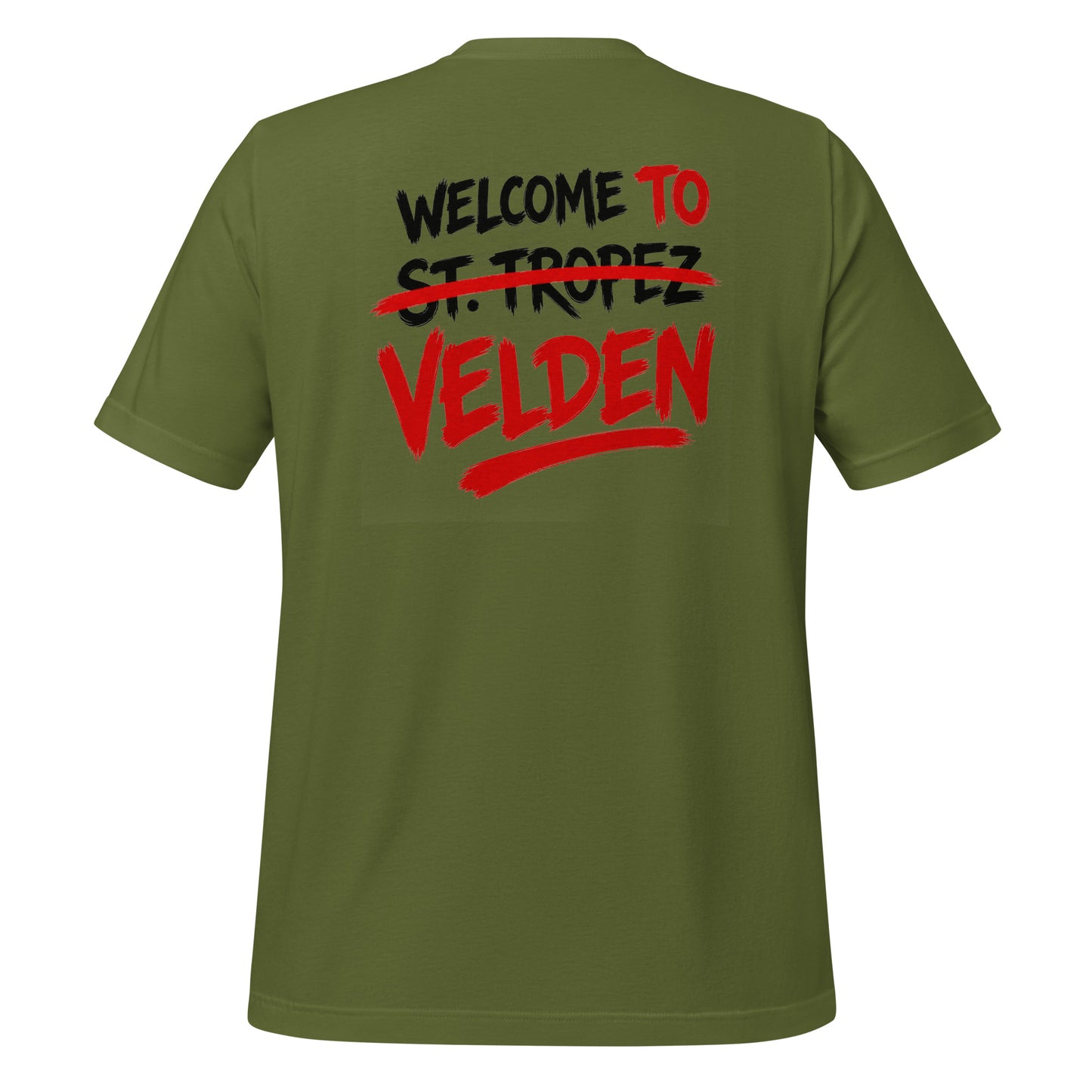 Welcome to Velden – White Night Edition – Unisex T-Shirt Backprint