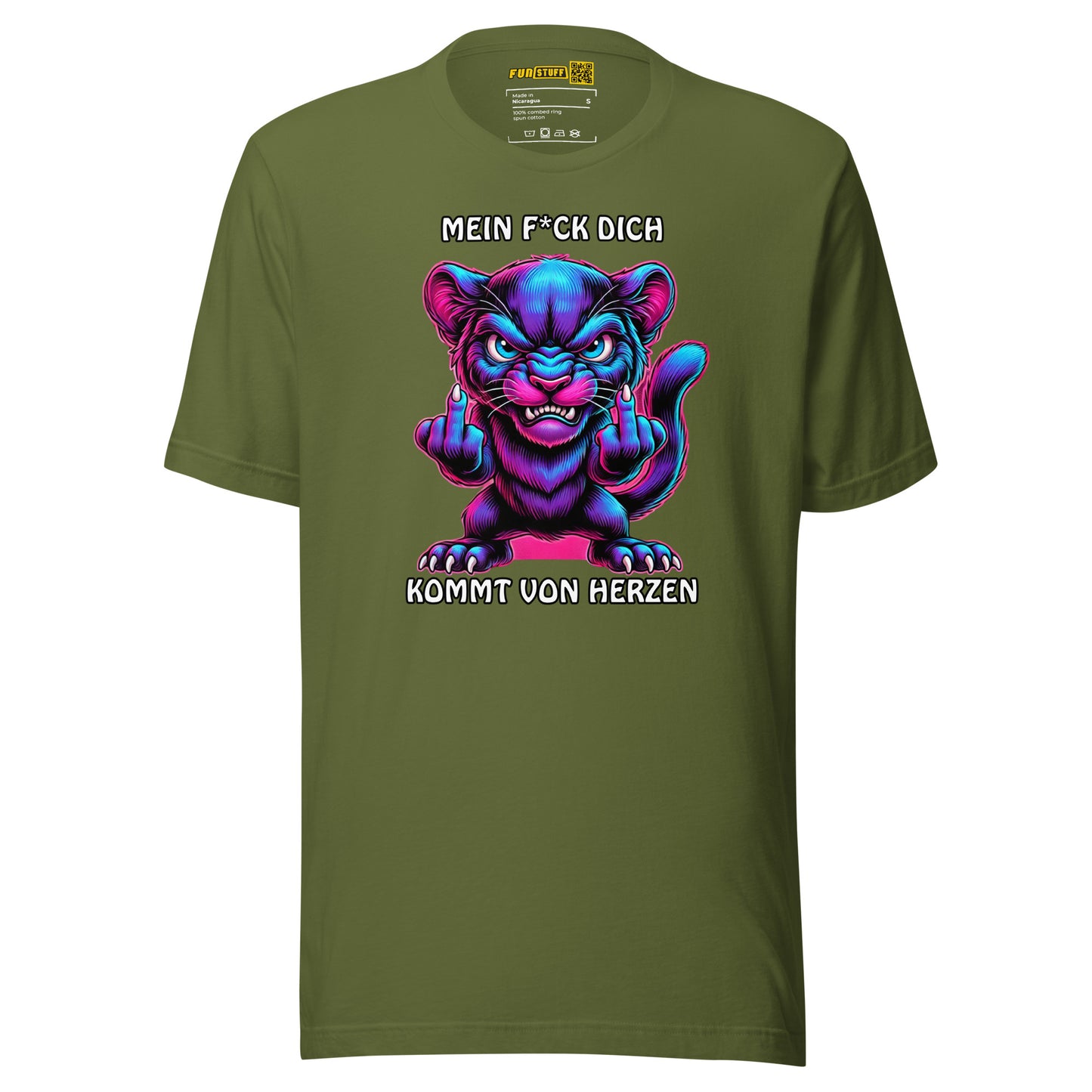 Furia – Mein F*ck Dich kommt von Herzen - Unisex-T-Shirt
